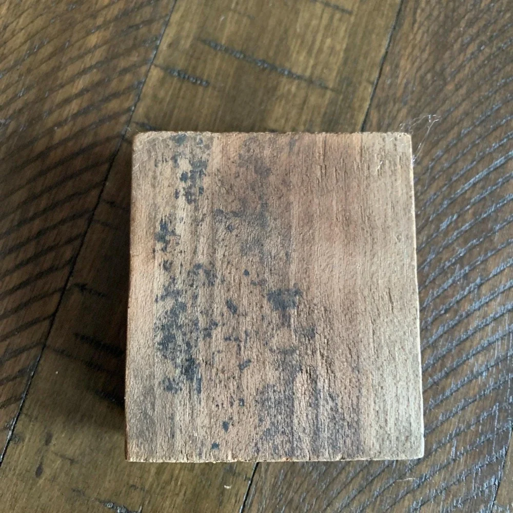 VTG‎ Unique EASTER Printers Printing Press Block Stamp Wood Copper Industrial